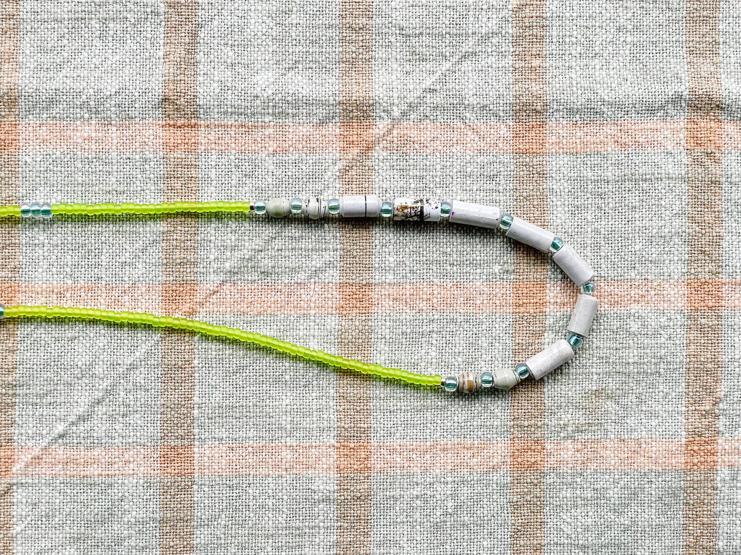 Green Chartreuse Handmade Necklace