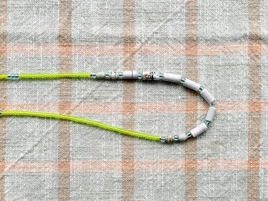 Green Chartreuse Handmade Necklace